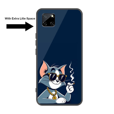 Realme Narzo 30A Cover - Charsi Tom Series - Premium Printed Metal soft Bumper shock Proof Case