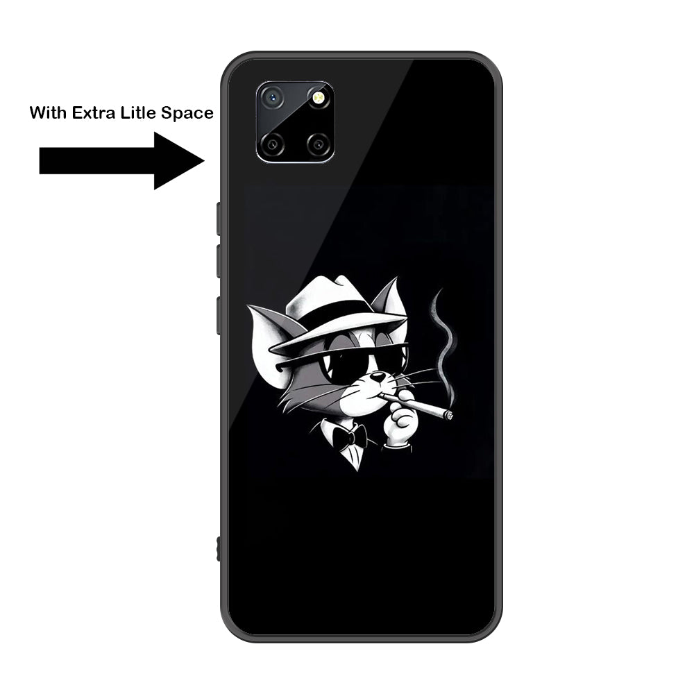 Realme Narzo 30A Cover - Charsi Tom Series - Premium Printed Metal soft Bumper shock Proof Case