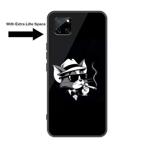 Realme Narzo 30A Cover - Charsi Tom Series - Premium Printed Metal soft Bumper shock Proof Case