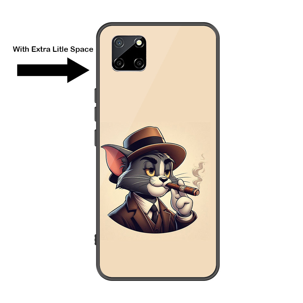 Realme Narzo 30A Cover - Charsi Tom Series - Premium Printed Metal soft Bumper shock Proof Case
