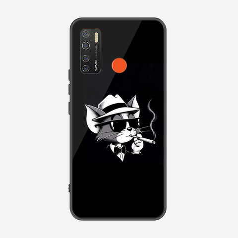 Tecno Camon 15 Cover - Charsi Tom Series - Premium Printed Metal soft Bumper shock Proof Case