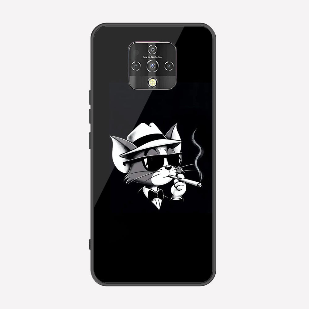 Tecno Camon 16 Cover - Charsi Tom Series - Premium Printed Metal soft Bumper shock Proof Case