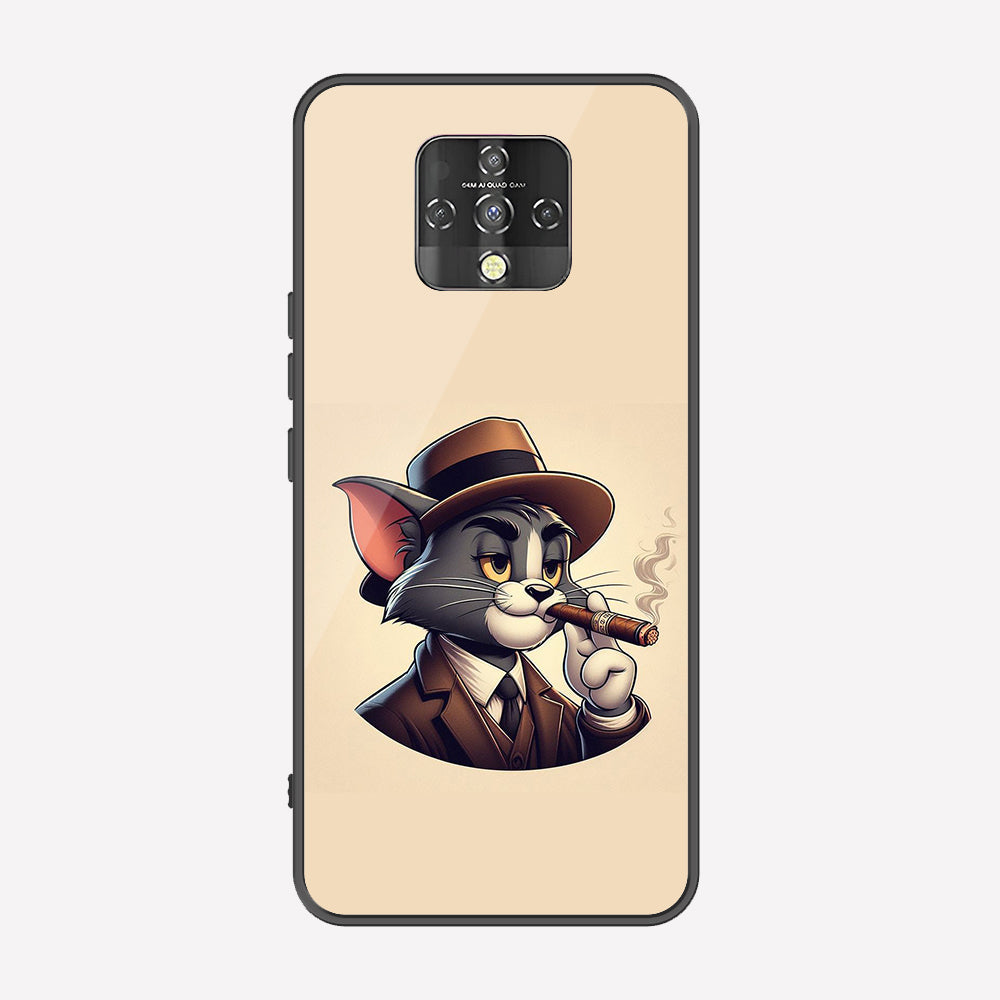 Tecno Camon 16 Cover - Charsi Tom Series - Premium Printed Metal soft Bumper shock Proof Case