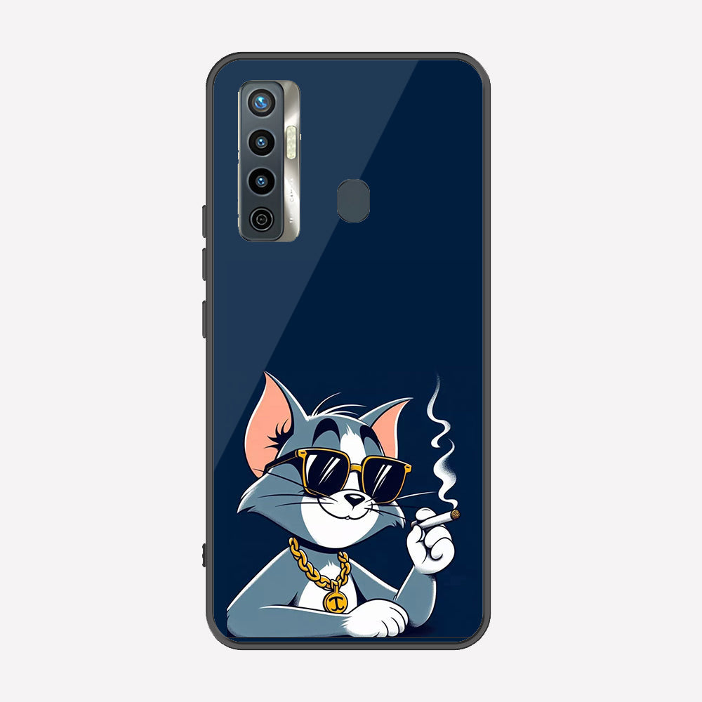 Tecno Camon 17 Cover - Charsi Tom Series - Premium Printed Metal soft Bumper shock Proof Case