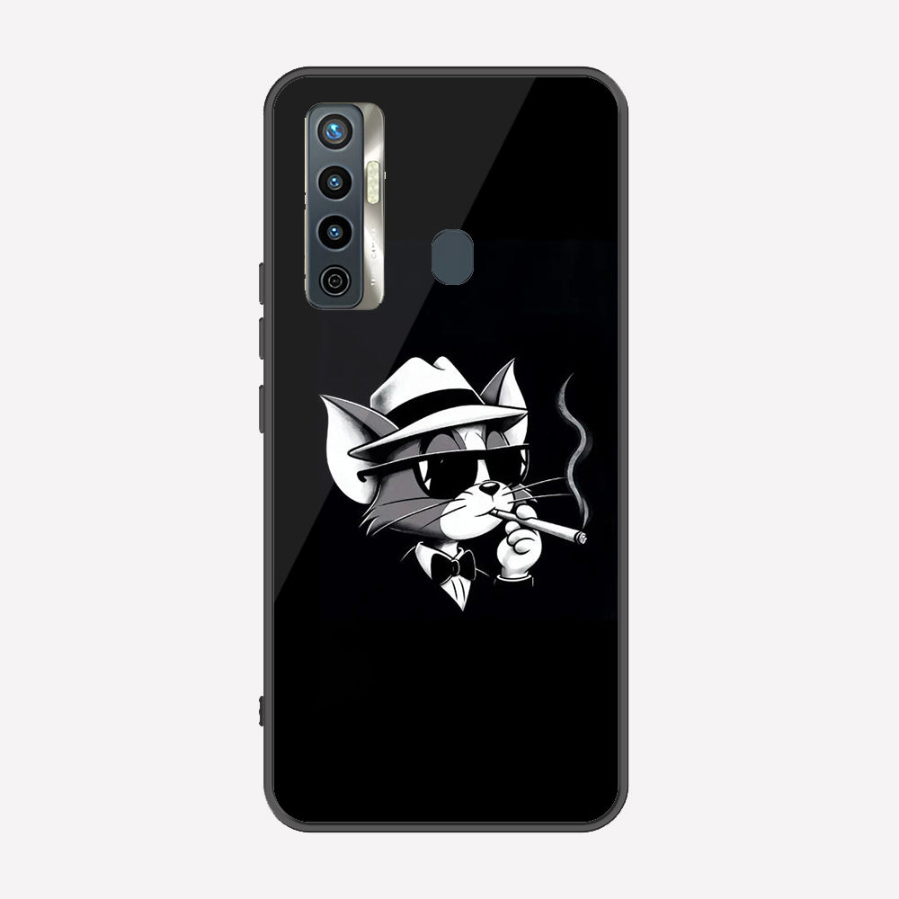 Tecno Camon 17 Cover - Charsi Tom Series - Premium Printed Metal soft Bumper shock Proof Case