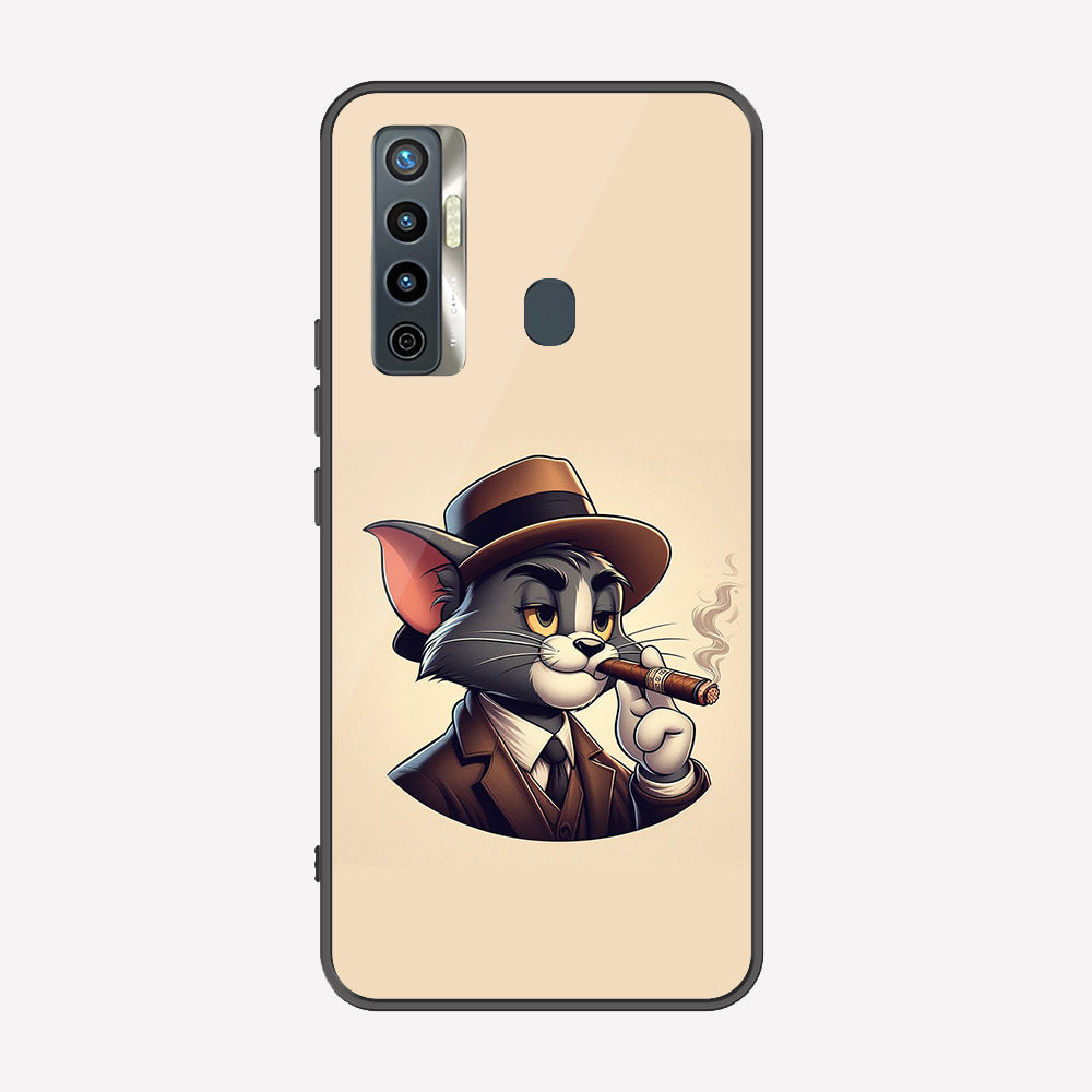 Tecno Camon 17 Cover - Charsi Tom Series - Premium Printed Metal soft Bumper shock Proof Case