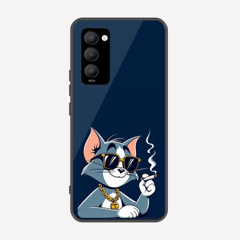 Tecno Camon 18P Cover - Charsi Tom Series - Premium Printed Metal soft Bumper shock Proof Case
