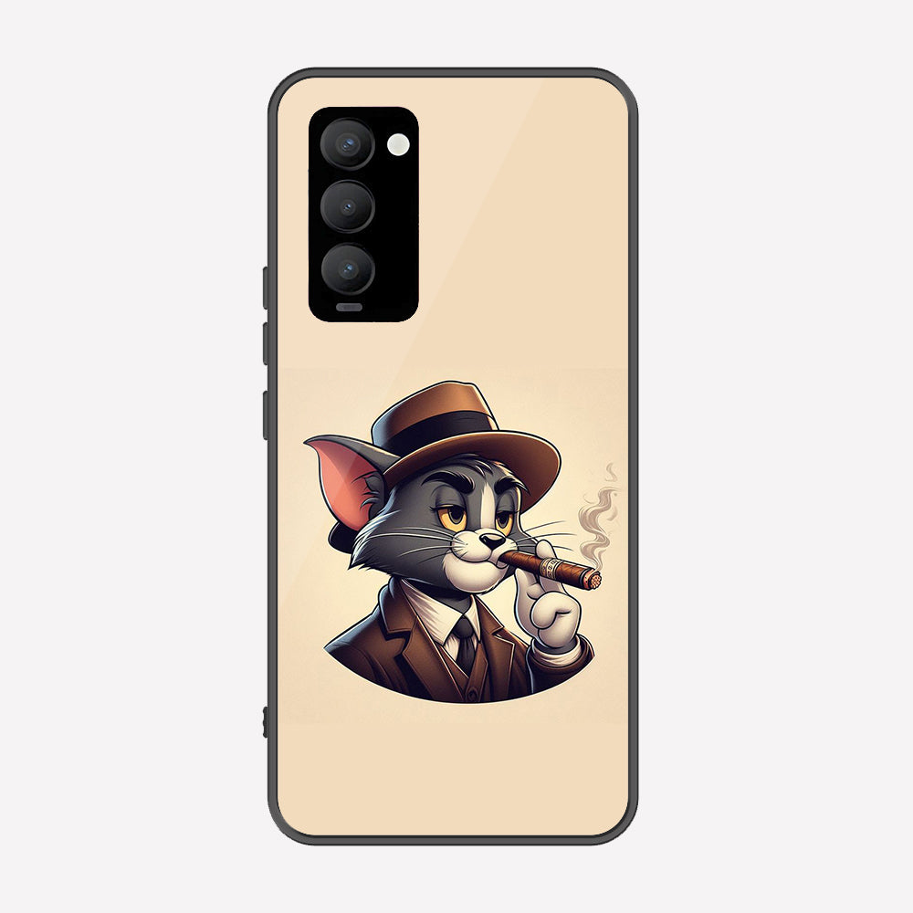 Tecno Camon 18P Cover - Charsi Tom Series - Premium Printed Metal soft Bumper shock Proof Case