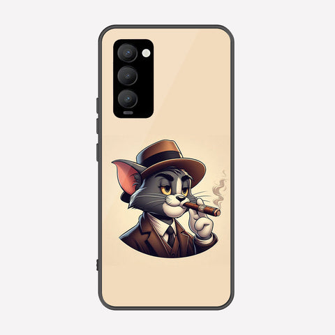 Tecno Camon 18P Cover - Charsi Tom Series - Premium Printed Metal soft Bumper shock Proof Case