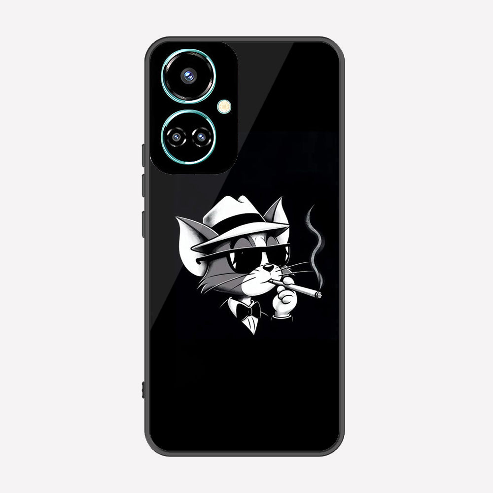Tecno Camon 19 Pro Cover - Charsi Tom Series - Premium Printed Metal soft Bumper shock Proof Case