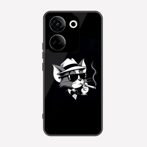 Tecno Camon 20 Pro Cover - Charsi Tom Series - Premium Printed Metal soft Bumper shock Proof Case