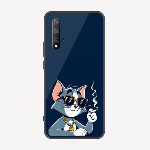 Honor 20 Cover - Charsi Tom Series - Premium Printed Metal soft Bumper shock Proof Case
