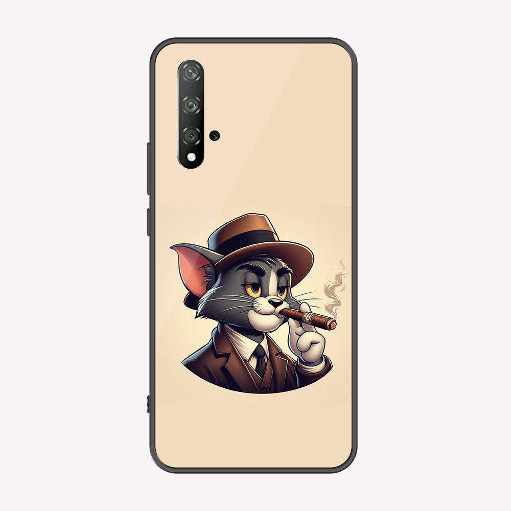 Honor 20 Cover - Charsi Tom Series - Premium Printed Metal soft Bumper shock Proof Case