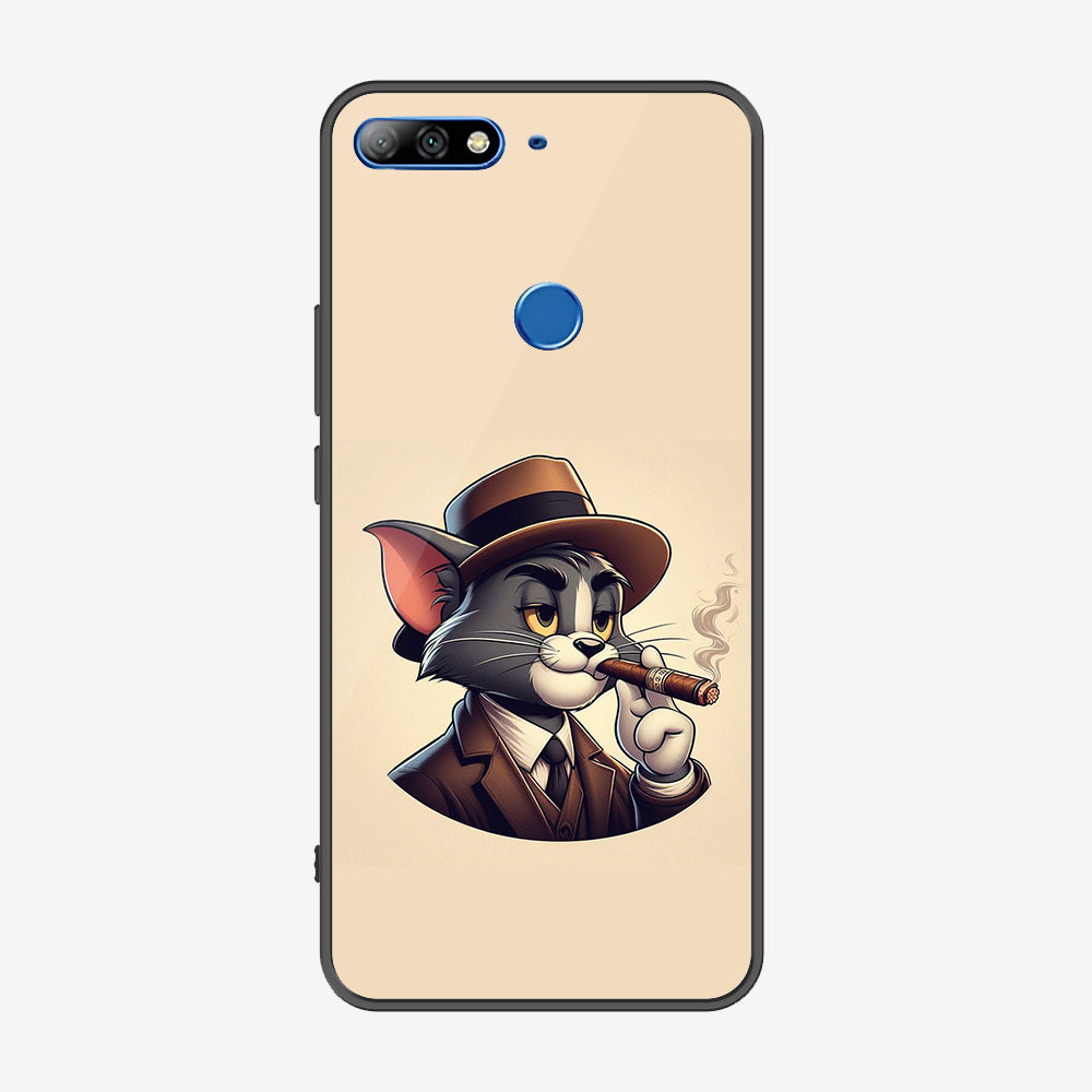 Huawei Honor 7C Cover - Charsi Tom Series - Premium Printed Metal soft Bumper shock Proof Case