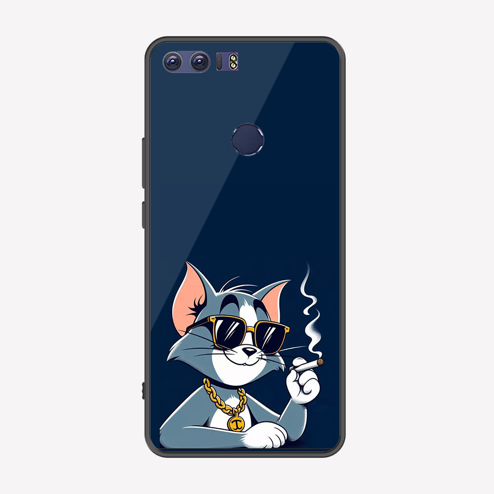 Huawei Honor 8 Cover - Charsi Tom Series - Premium Printed Metal soft Bumper shock Proof Case