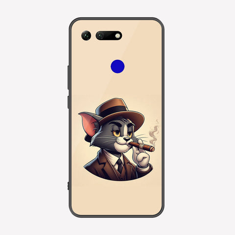 Huawei Honor View 20 Cover - Charsi Tom Series - Premium Printed Metal soft Bumper shock Proof Case