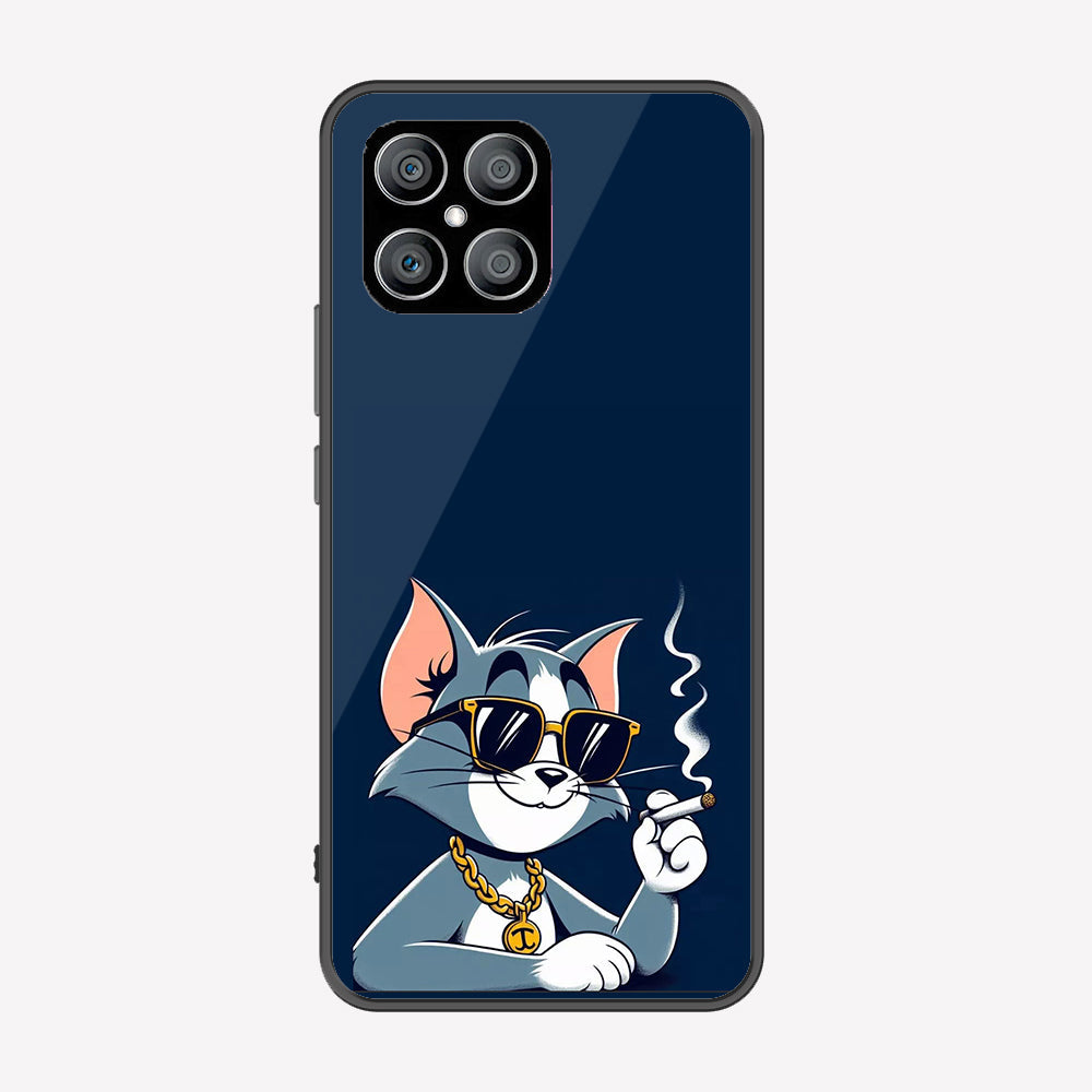 Honor X8 Cover - Charsi Tom Series - Premium Printed Metal soft Bumper shock Proof Case