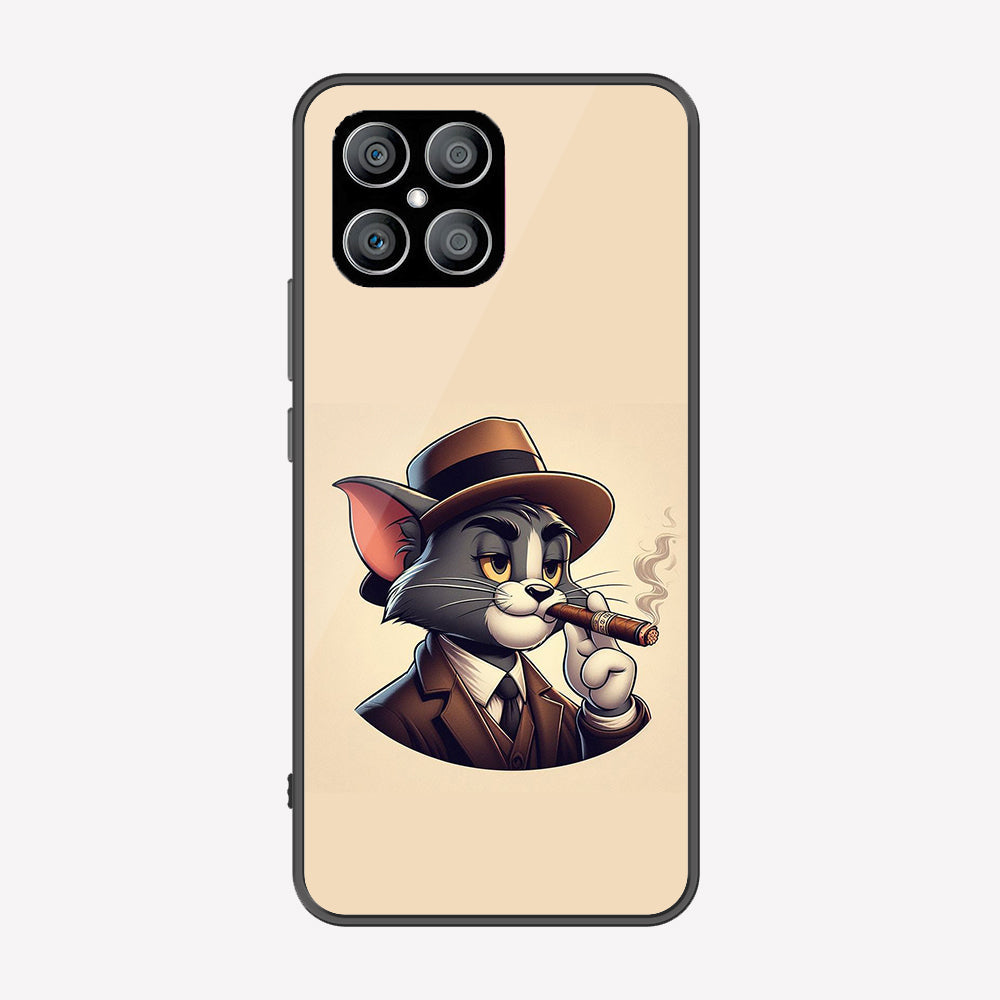 Honor X8 Cover - Charsi Tom Series - Premium Printed Metal soft Bumper shock Proof Case