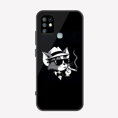 Infinix Hot 10 Cover - Charsi Tom Series - Premium Printed Metal soft Bumper shock Proof Case