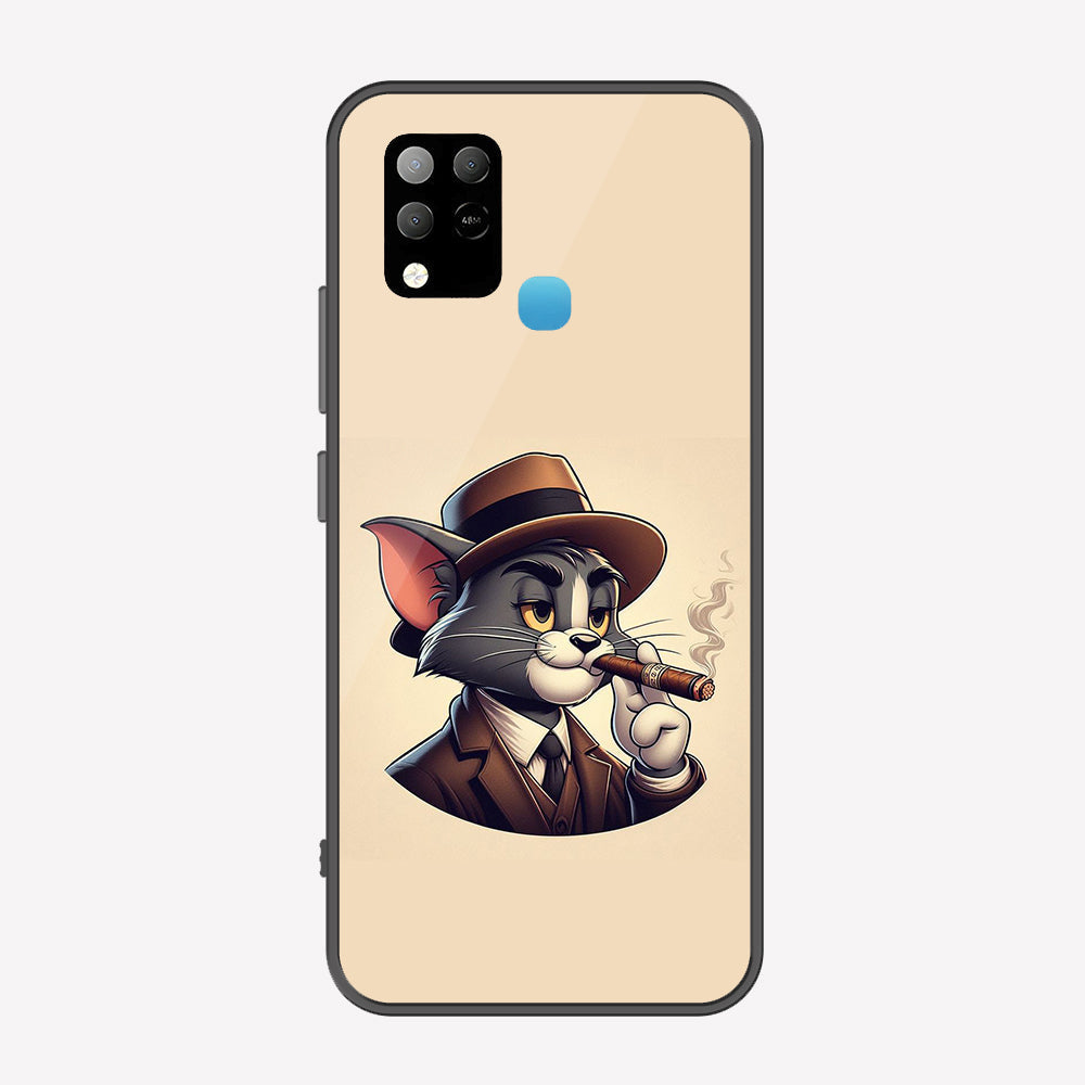 Infinix Hot 10s Cover - Charsi Tom Series - Premium Printed Metal soft Bumper shock Proof Case