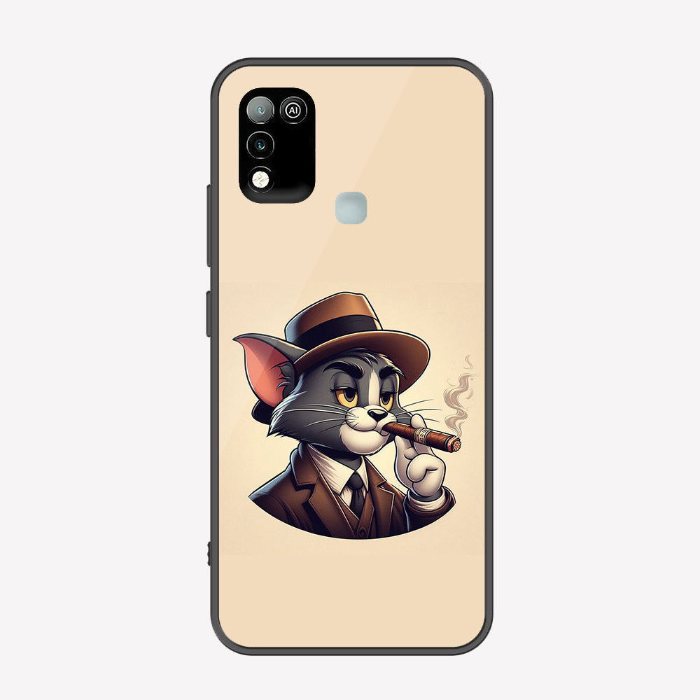 Infinix Hot 9 Play Cover - Charsi Tom Series - Premium Printed Metal soft Bumper shock Proof Case