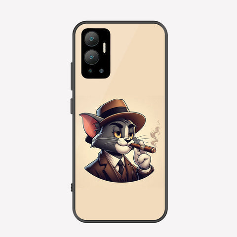 Infinix Hot 12 Cover - Charsi Tom Series - Premium Printed Metal soft Bumper shock Proof Case