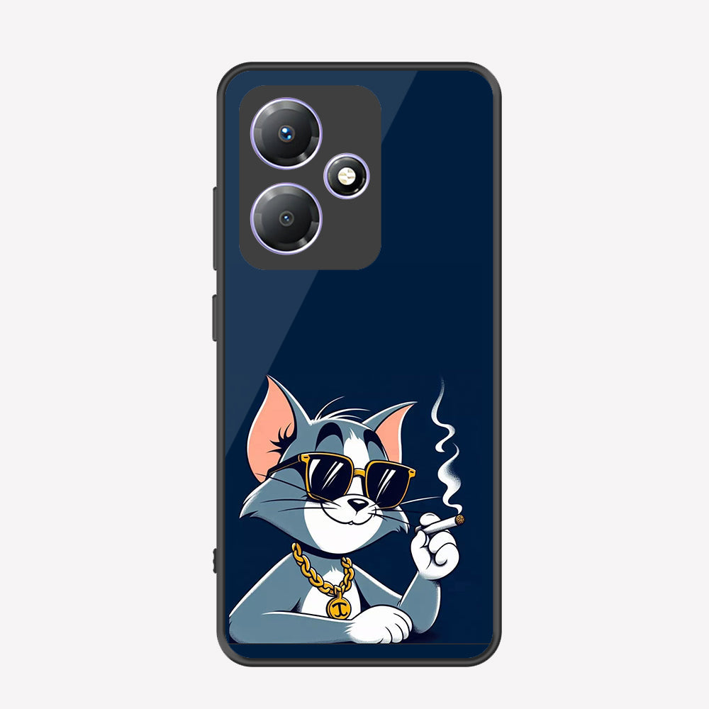 Infinix Hot 30 Play Cover - Charsi Tom Series - Premium Printed Metal soft Bumper shock Proof Case