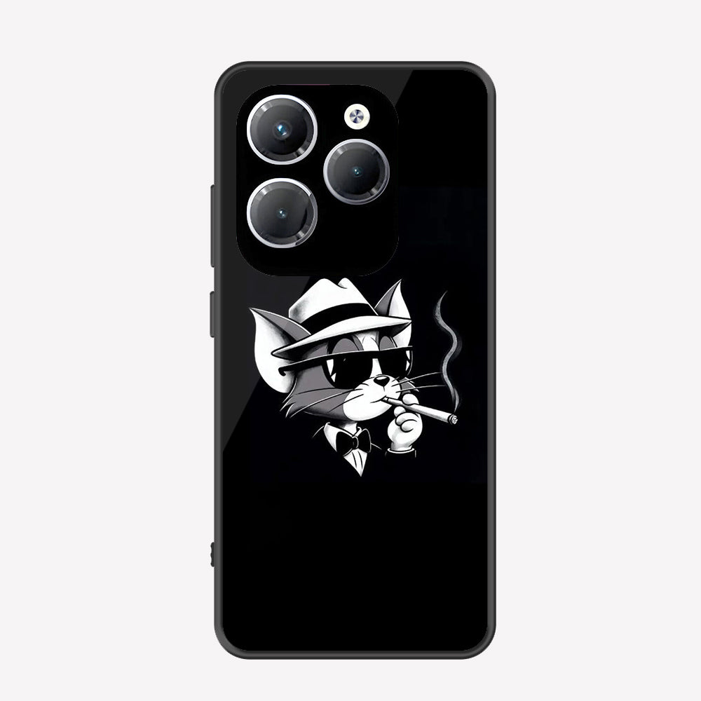 Infinix Hot 40 Pro Cover - Charsi Tom Series - Premium Printed Metal soft Bumper shock Proof Case