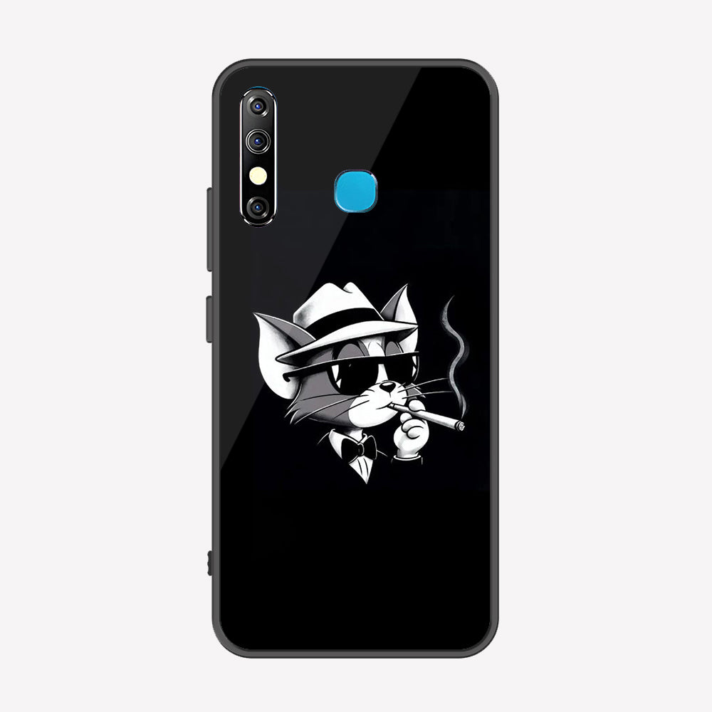 Tecno Spark 4 Cover - Charsi Tom Series - Premium Printed Metal soft Bumper shock Proof Case