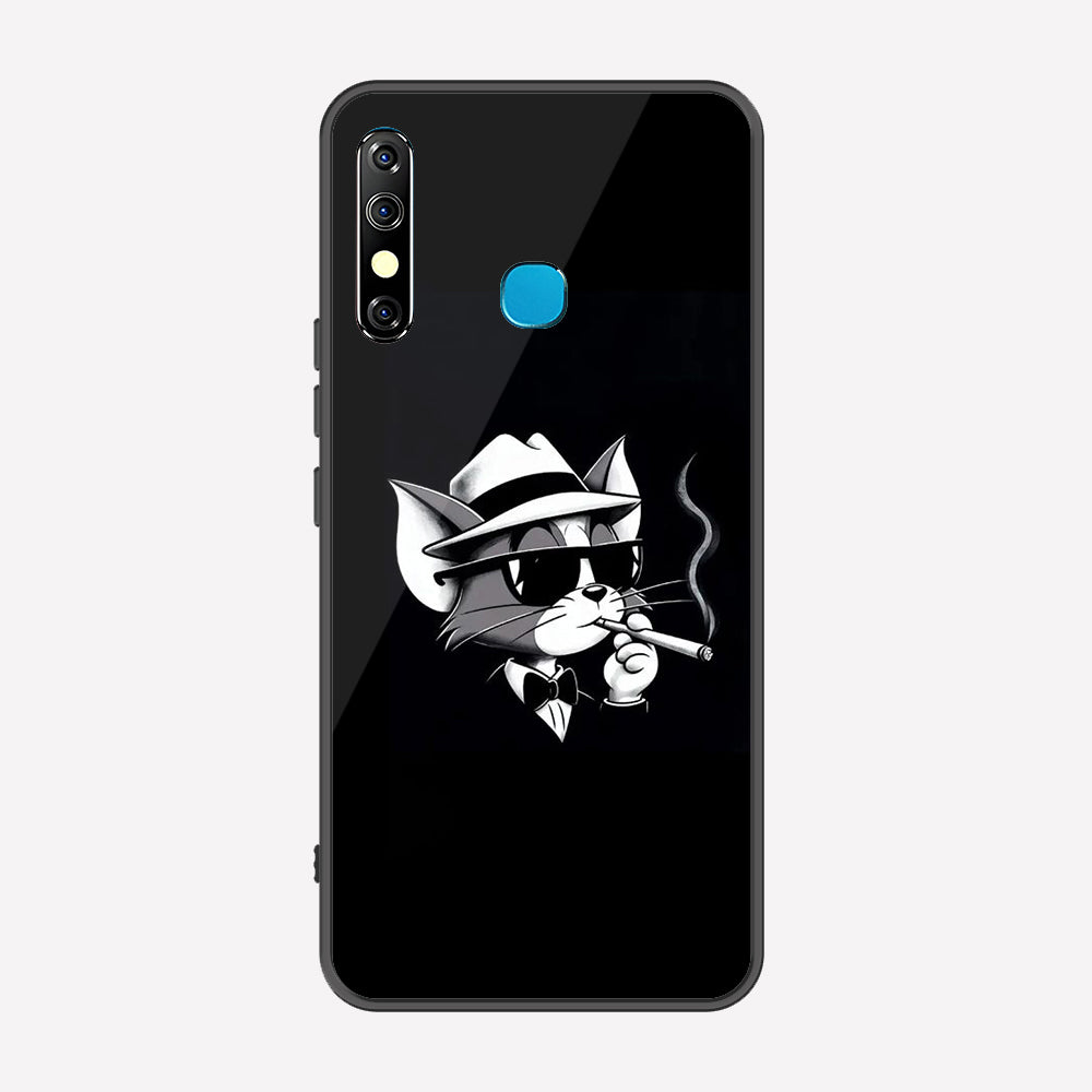 Tecno Spark 4 Cover - Charsi Tom Series - Premium Printed Metal soft Bumper shock Proof Case