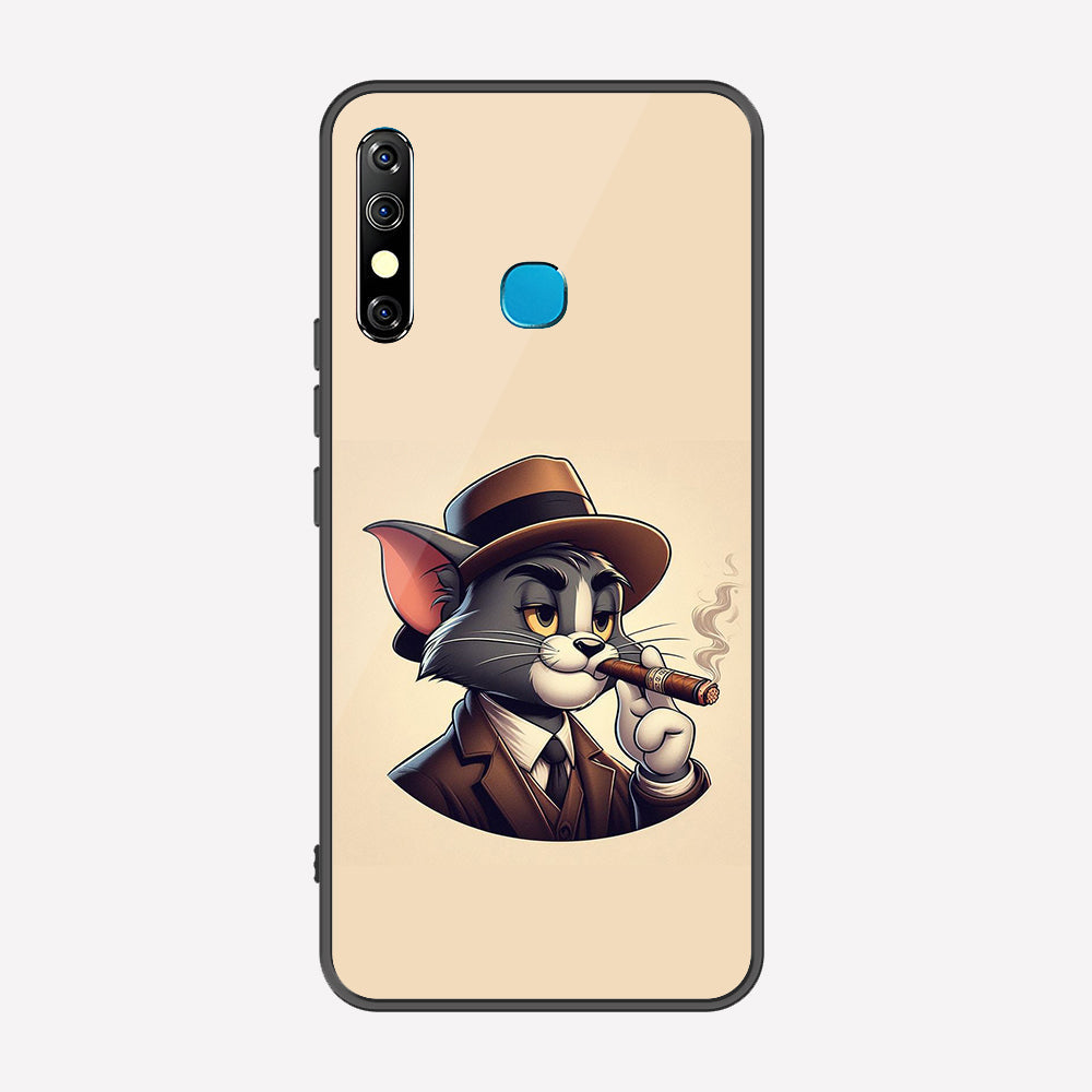 Tecno Spark 4 Cover - Charsi Tom Series - Premium Printed Metal soft Bumper shock Proof Case