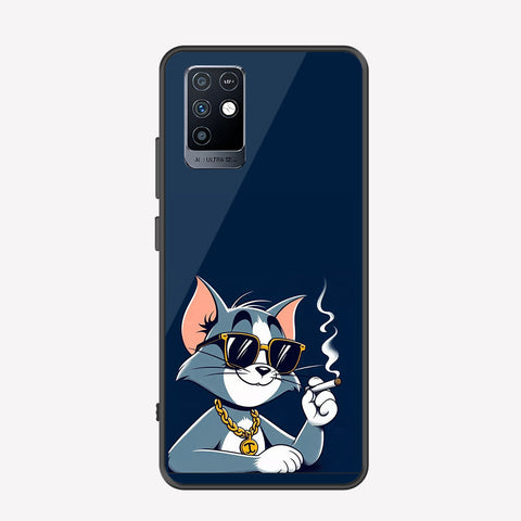 Infinix Note 10 Cover - Charsi Tom Series - Premium Printed Metal soft Bumper shock Proof Case