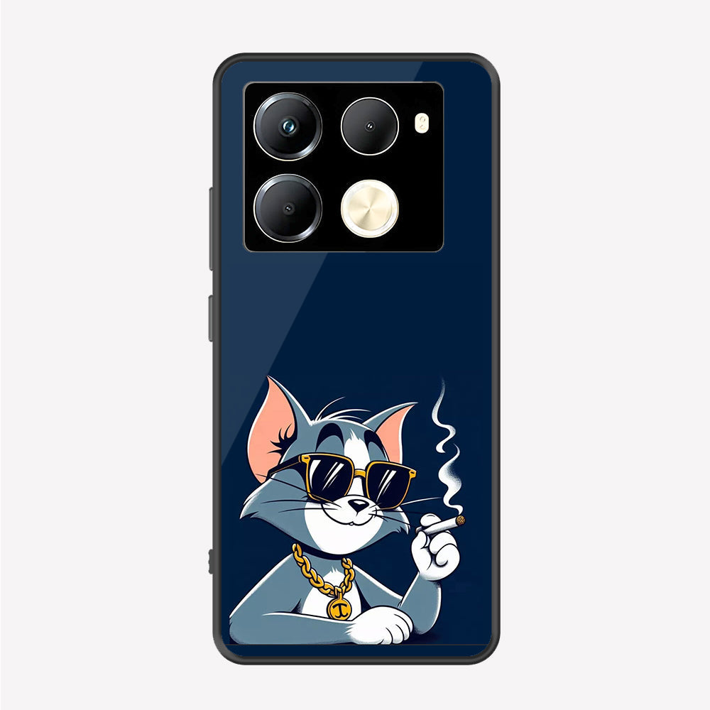 Infinix Note 40 Pro Plus Cover - Charsi Tom Series - Premium Printed Metal soft Bumper shock Proof Case