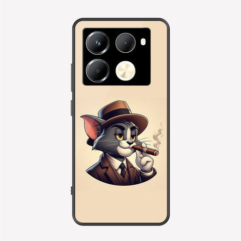 Infinix Note 40 Pro Cover - Charsi Tom Series - Premium Printed Metal soft Bumper shock Proof Case