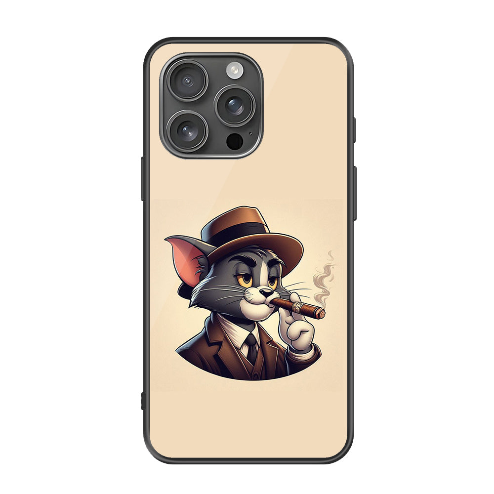 iPhone 15 Pro Cover - Charsi Tom Series - Premium Printed Metal soft Bumper shock Proof Case