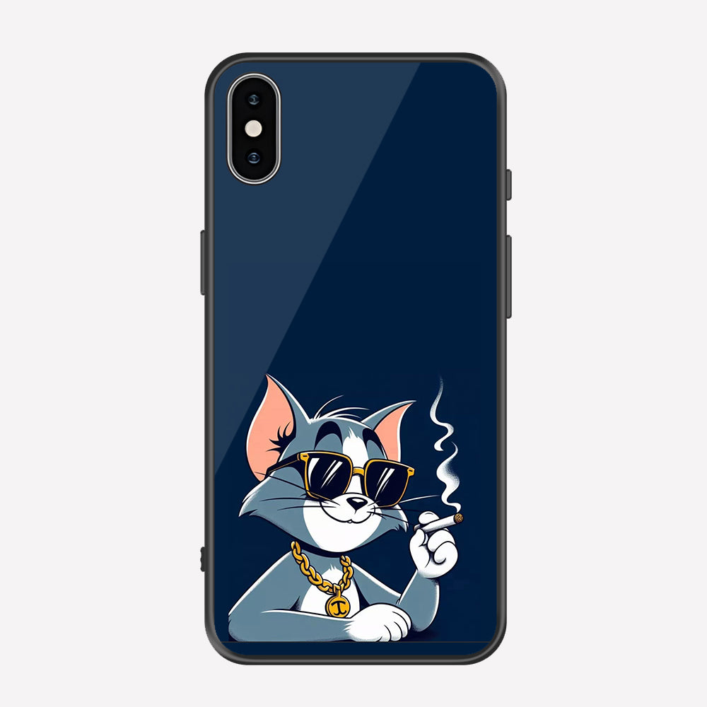 iPhone XS Max Cover - Charsi Tom Series - Premium Printed Metal soft Bumper shock Proof Case