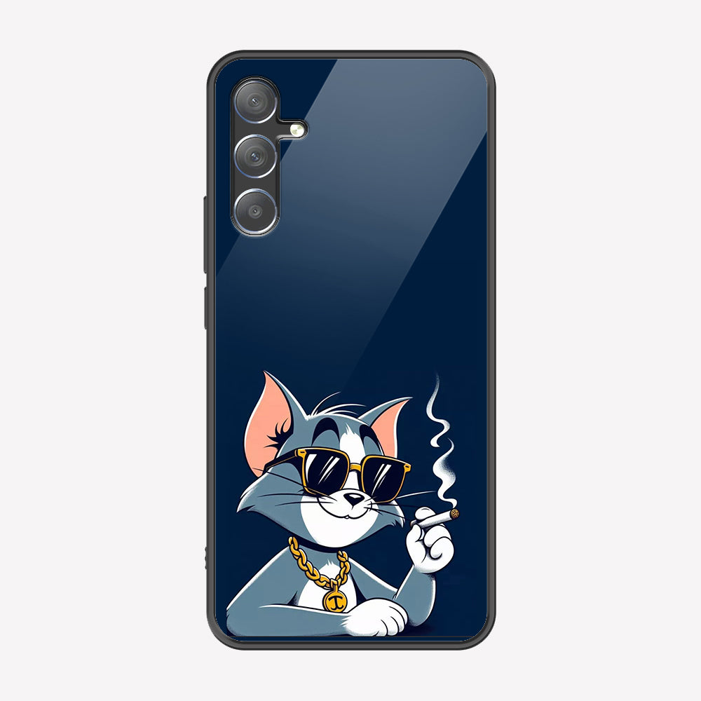 Samsung Galaxy C55 Cover - Charsi Tom Series - Premium Printed Metal soft Bumper shock Proof Case
