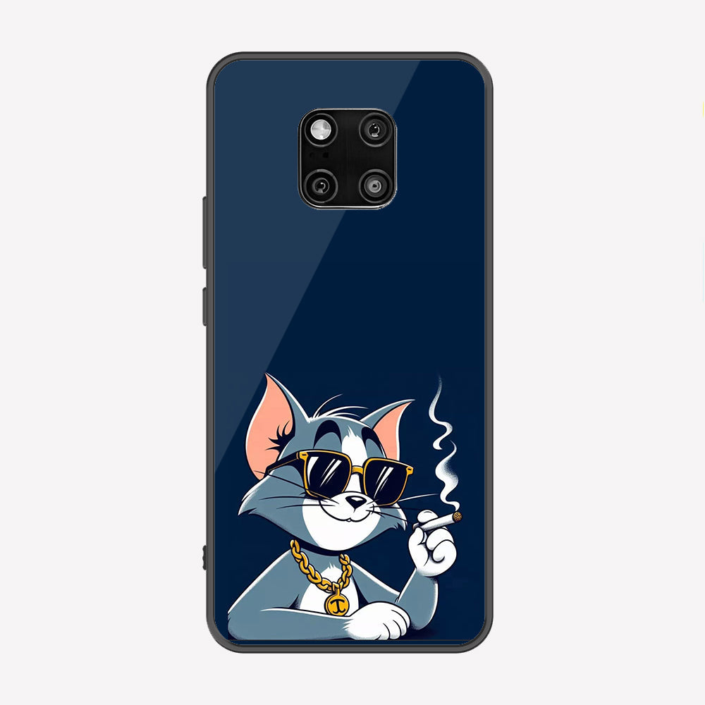 Huawei Mate 20 Pro Cover - Charsi Tom Series - Premium Printed Metal soft Bumper shock Proof Case