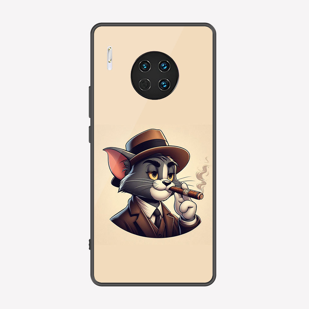 Huawei Mate 30 Cover - Charsi Tom Series - Premium Printed Metal soft Bumper shock Proof Case
