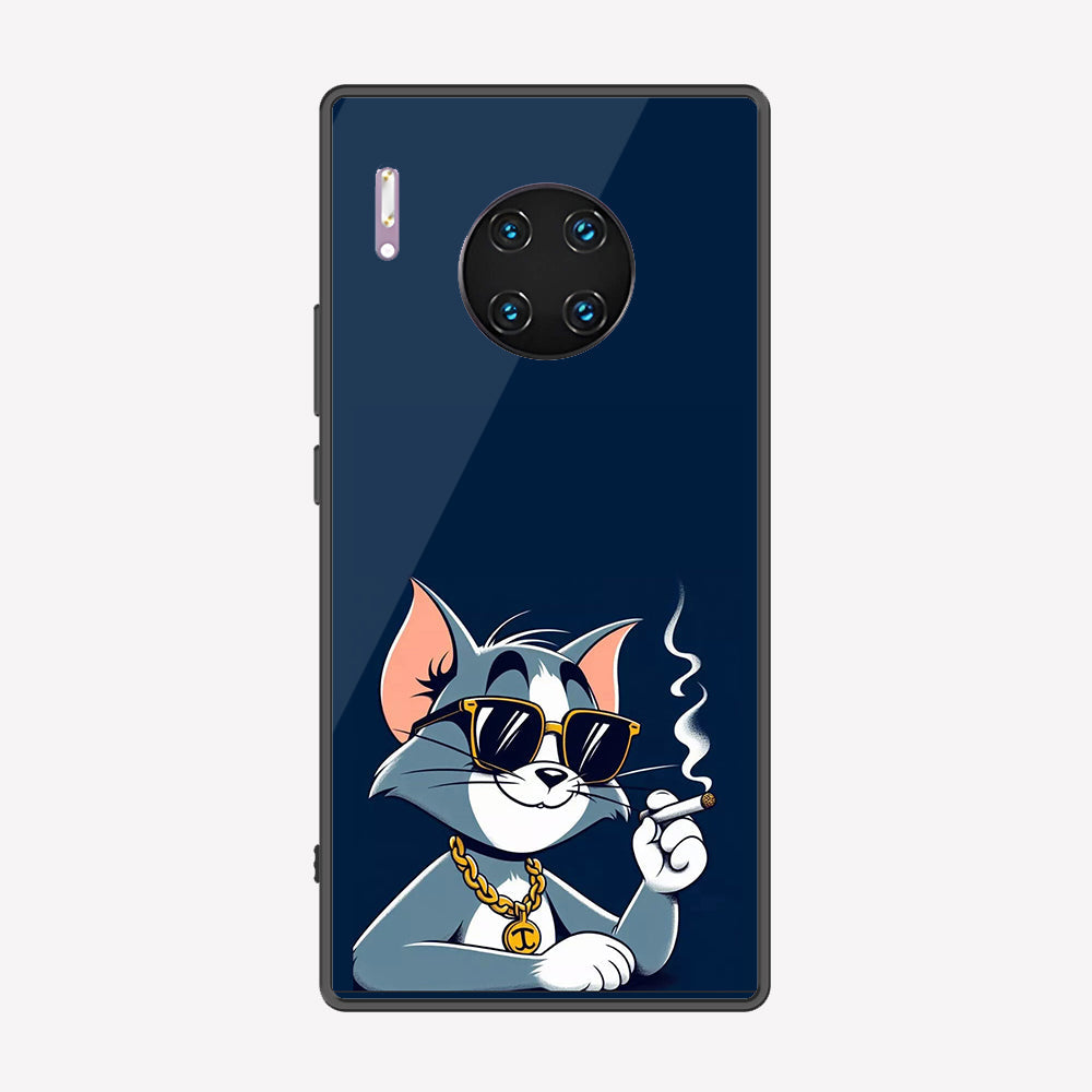 Huawei Mate 30 Pro Cover - Charsi Tom Series - Premium Printed Metal soft Bumper shock Proof Case