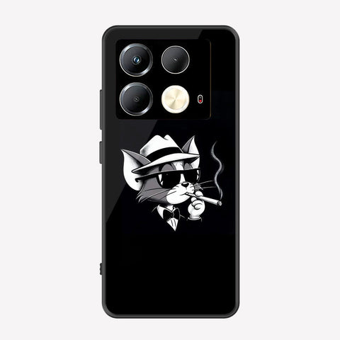 Infinix Note 40 Cover - Charsi Tom Series - Premium Printed Metal soft Bumper shock Proof Case