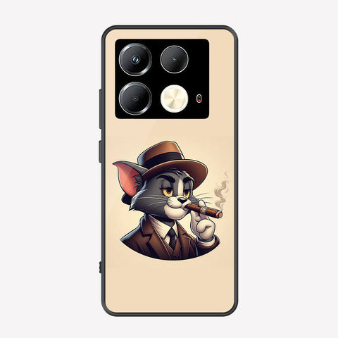 Infinix Note 40 Cover - Charsi Tom Series - Premium Printed Metal soft Bumper shock Proof Case