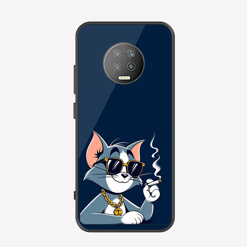 Infinix Note 7 Cover - Charsi Tom Series - Premium Printed Metal soft Bumper shock Proof Case