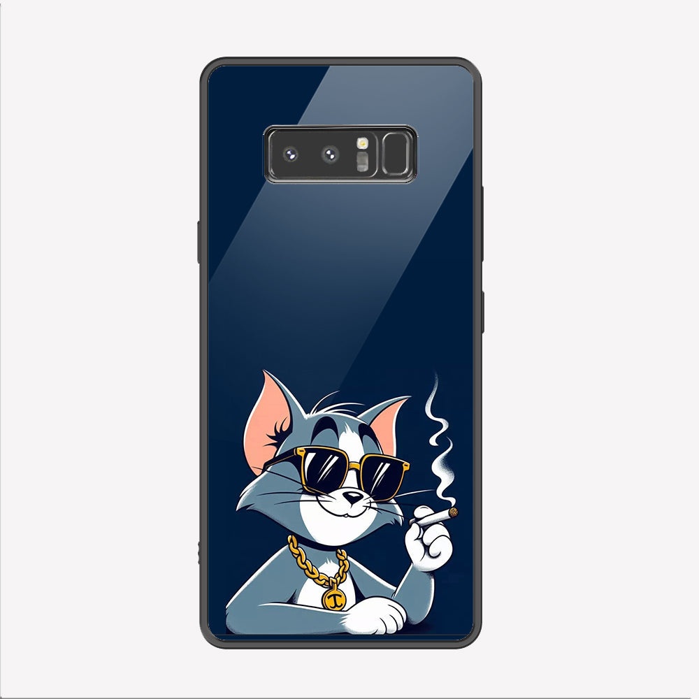 Samsung Galaxy Note 8 Cover - Charsi Tom Series - Premium Printed Metal soft Bumper shock Proof Case