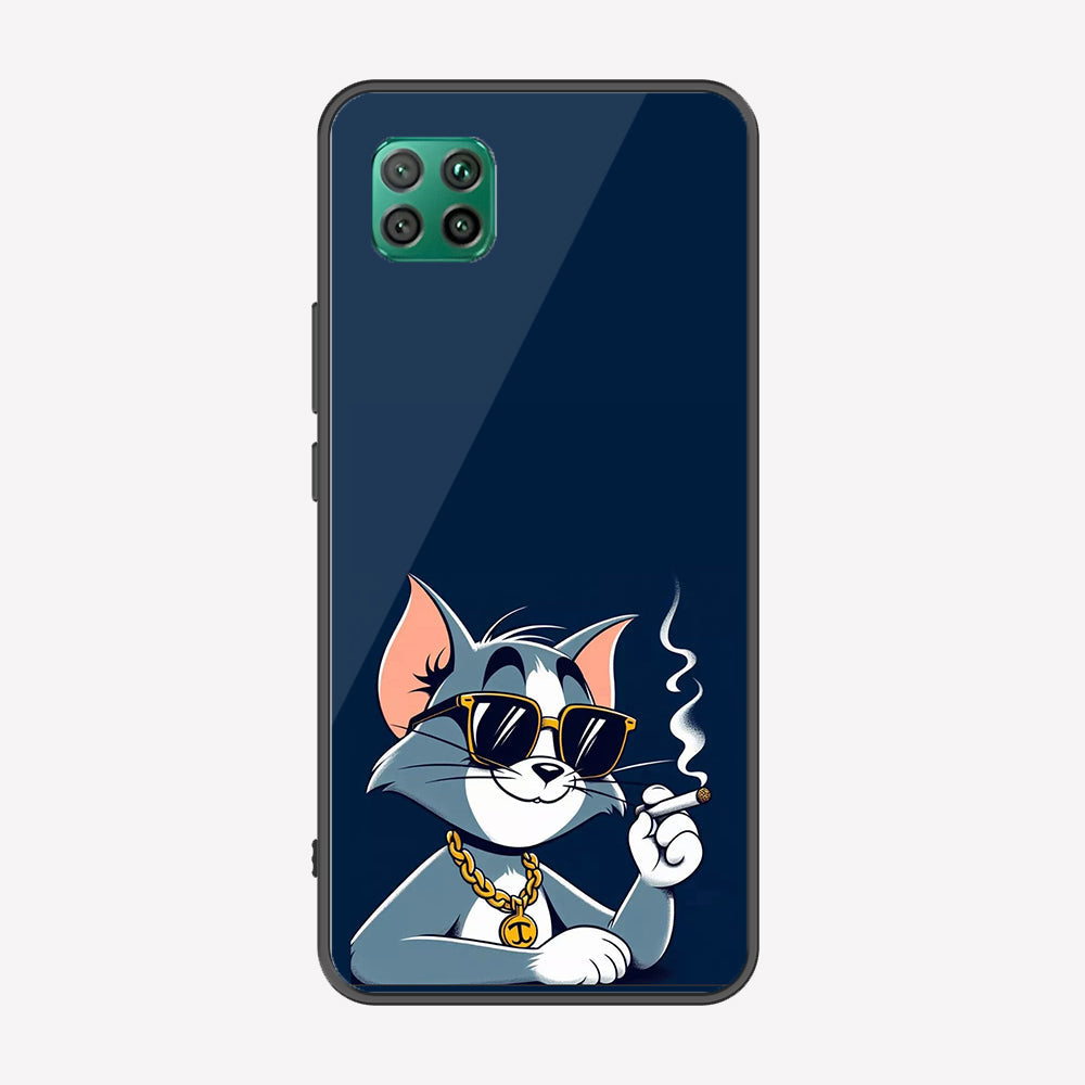 Huawei Nova 7i Cover - Charsi Tom Series - Premium Printed Metal soft Bumper shock Proof Case