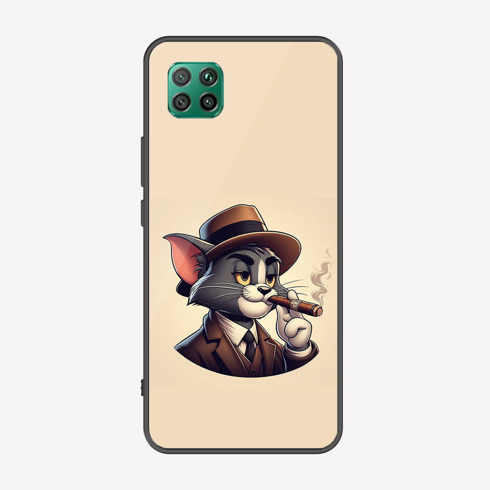 Huawei Nova 6 SE Cover - Charsi Tom Series - Premium Printed Metal soft Bumper shock Proof Case