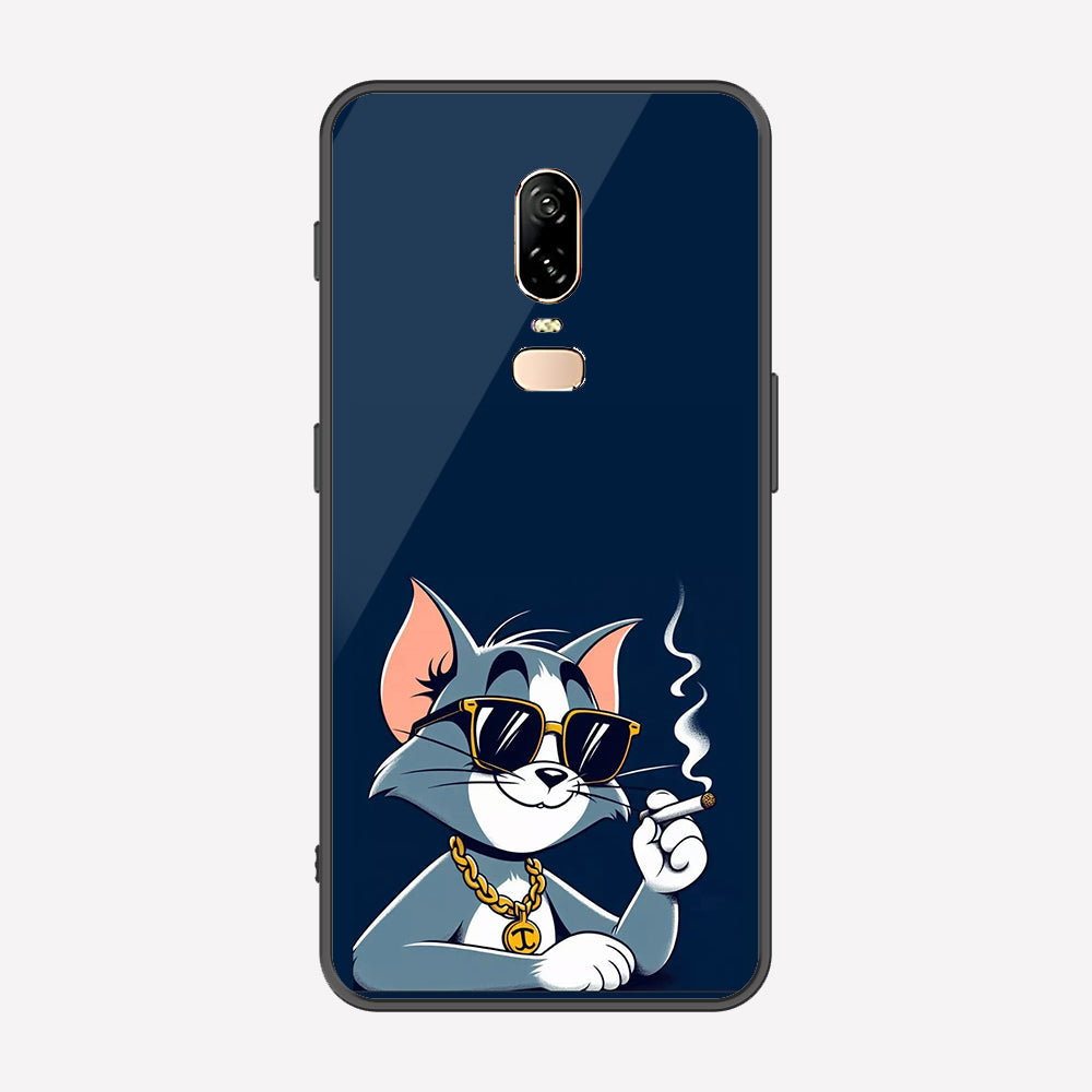 OnePlus 6 Cover - Charsi Tom Series - Premium Printed Metal soft Bumper shock Proof Case