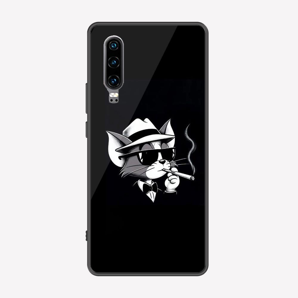 Huawei P30 Cover - Charsi Tom Series - Premium Printed Metal soft Bumper shock Proof Case