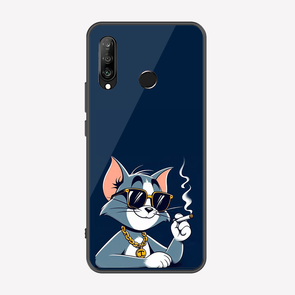 Huawei P30 lite Cover - Charsi Tom Series - Premium Printed Metal soft Bumper shock Proof Case