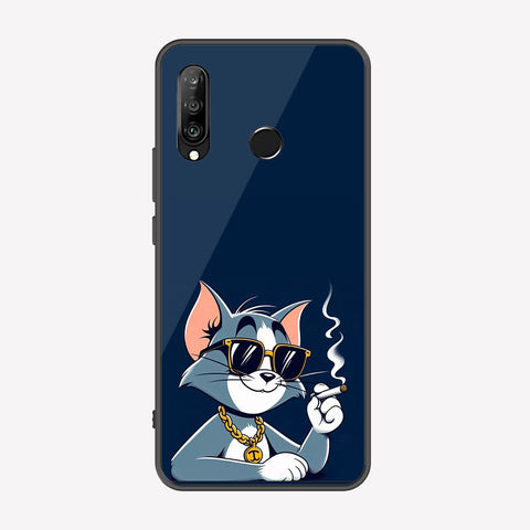 Huawei P30 lite Cover - Charsi Tom Series - Premium Printed Metal soft Bumper shock Proof Case